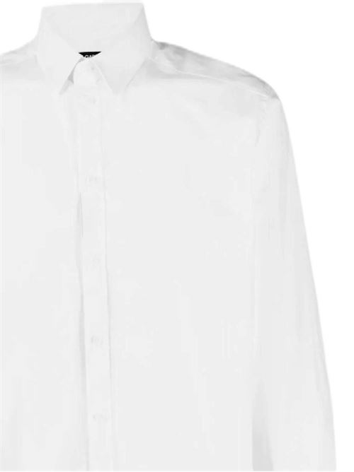 Camicia bianca a maniche lunghe da uomo DOLCE&GABBANA | G5EJ0TGG826W0800